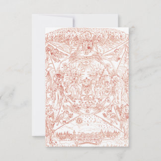 Holy Trinity in Glory Graphic Byzantine Holy Card