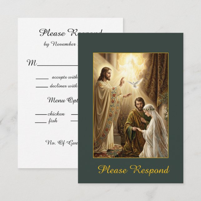 Holy Trinity RSVP Card (Front/Back)