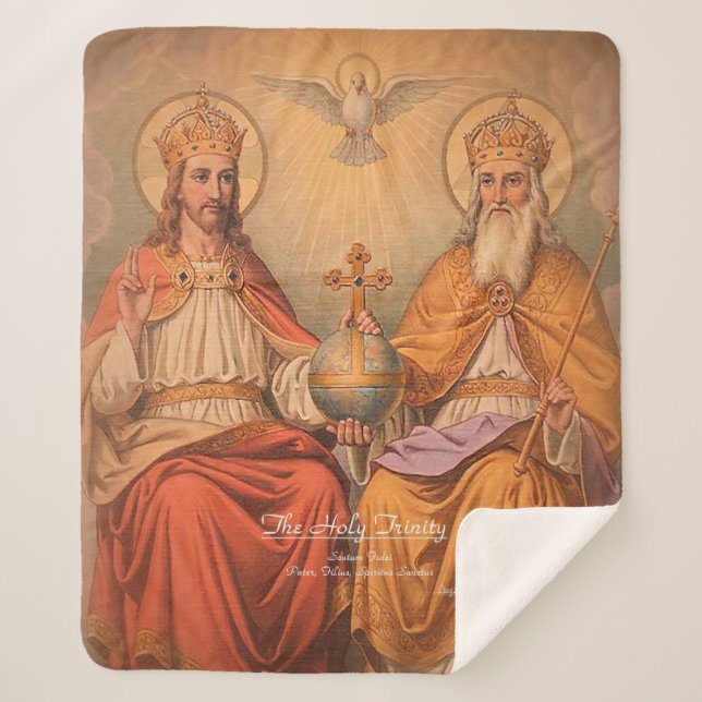 Holy Trinity Sherpa Blanket (Front)