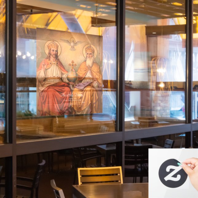 Holy Trinity Window Cling (Restaurant Window)