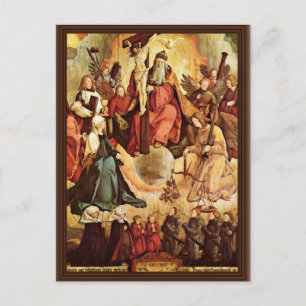 Holy Trinity With Angels, Saints, And Its Founding Postcard