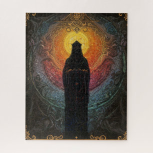 Holy Unknown Electric and Mysterious Figure Jigsaw Puzzle