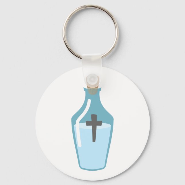 Holy Water Bottle Keychain (Front)