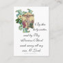 Holy Water Catholic Prayer Jesus with Angels Place Card