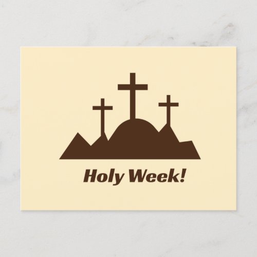 Holy Week _ Easter Holiday Postcard