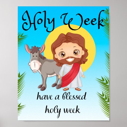 Holy Week Have a blessed Print Value Poster Paper