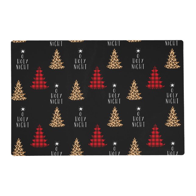 Holy & Wild: Statement Christmas Placemat (Front)