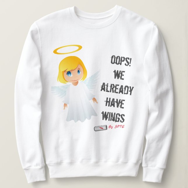 HOLY WINGS SWEATSHIRT (Design Front)