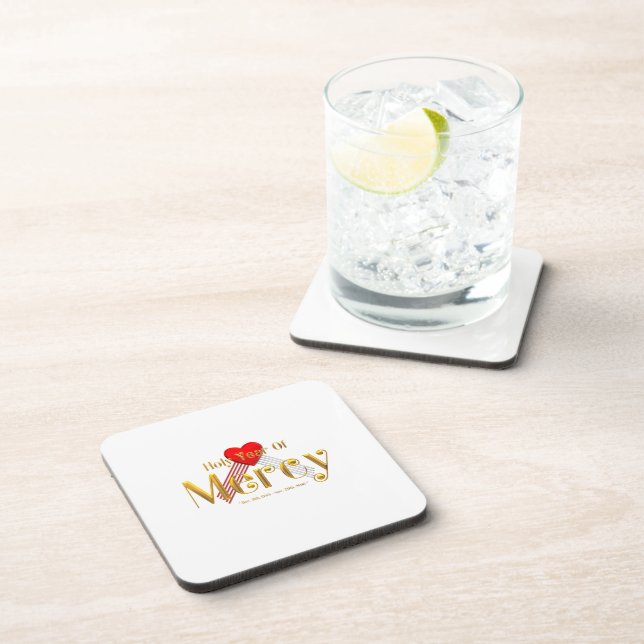 Holy Year of Mercy Beverage Coaster (Right Side)
