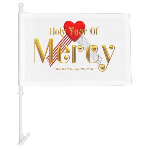 Holy Year of Mercy Car Flag