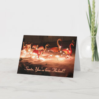 Holy, You've been Flocked! Holiday Card
