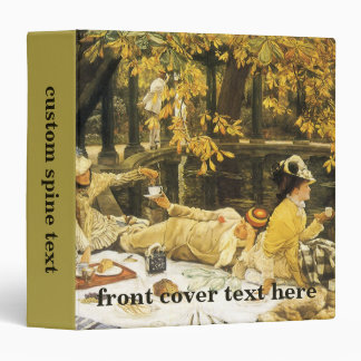 Holyday, the Picnic by James Tissot, Victorian Art Binder