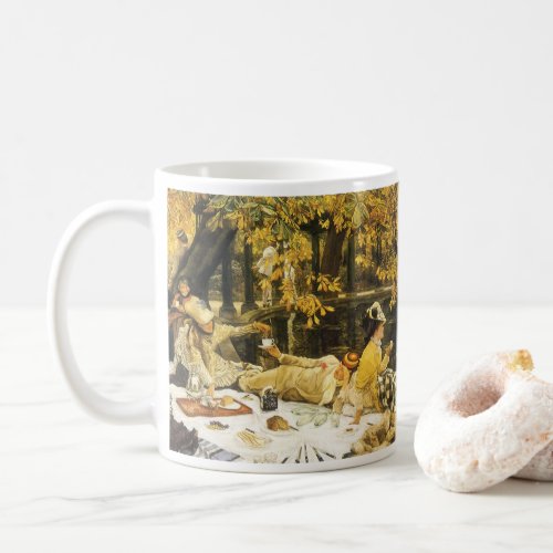 Holyday the Picnic by James Tissot Victorian Art Coffee Mug