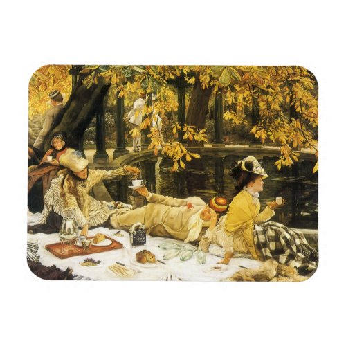 Holyday the Picnic by James Tissot Victorian Art Magnet