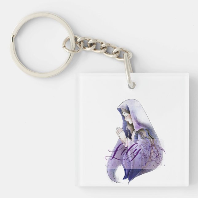 Holymary  keychain (Front)