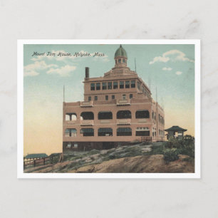 Holyoke MA, Mount Tom House, 1905 Postcard