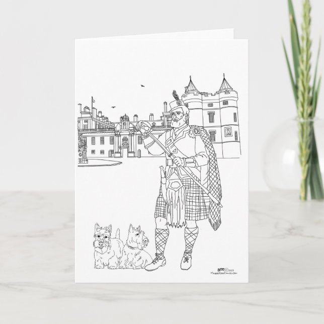 Holyrood Palace Scotland  Card (Front)