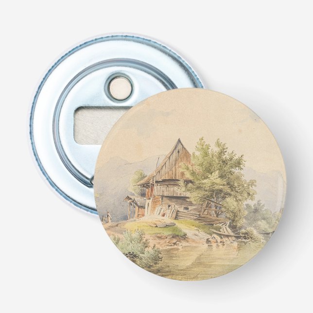 Holzhütte am See – Carl Lafite Bottle Opener (Front)