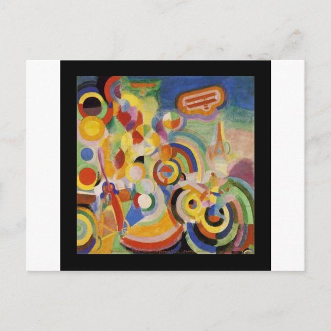 Homage to Bleriot by Robert Delaunay Postcard (Front)