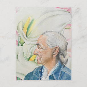 Homage to Georgia O'Keeffe Card