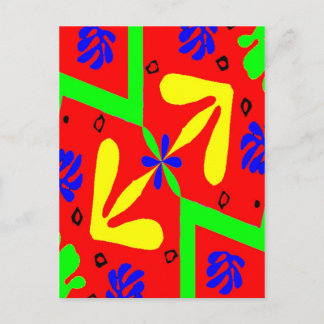 Homage To Matisse Designs Postcard