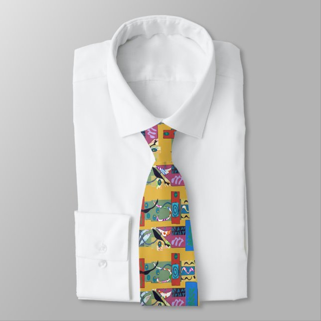 Homage To Matisse Neck Tie (Tied)