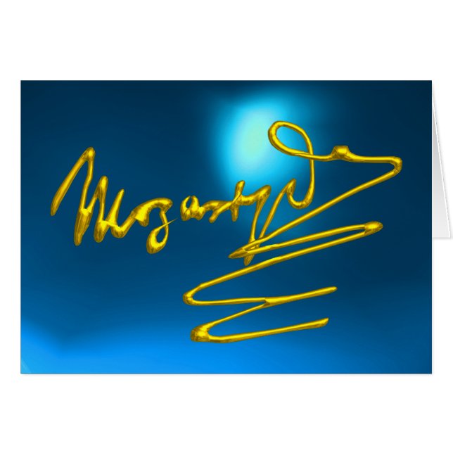 HOMAGE TO MOZART, Blue Sapphire (Front Horizontal)