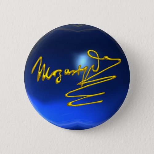 HOMAGE TO MOZARTblue sapphire Button