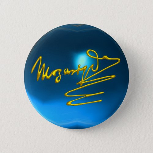 HOMAGE TO MOZARTblue sapphire Button