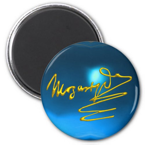 HOMAGE TO MOZARTblue sapphire Magnet