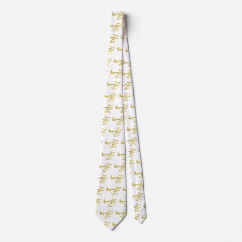 HOMAGE TO MOZART Gold Signature Of Composer White Tie