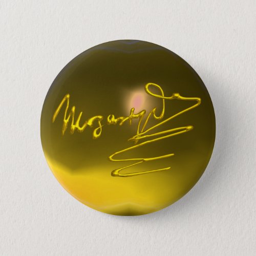 HOMAGE TO MOZART yellow topaz Pinback Button