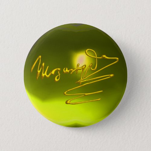 HOMAGE TO MOZART yellow topaz Pinback Button