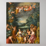 Homage to the Goddess Flora, A Feast of the Gods Poster