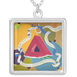 Homage to the Prayer Triangle CHARM NECKLACE