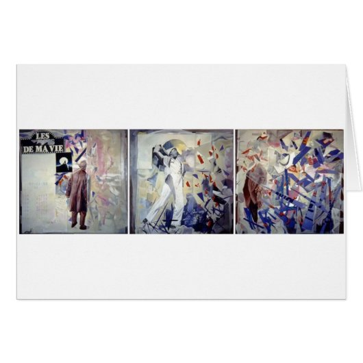 Homage Triptych oil canvas G card (Front Horizontal)