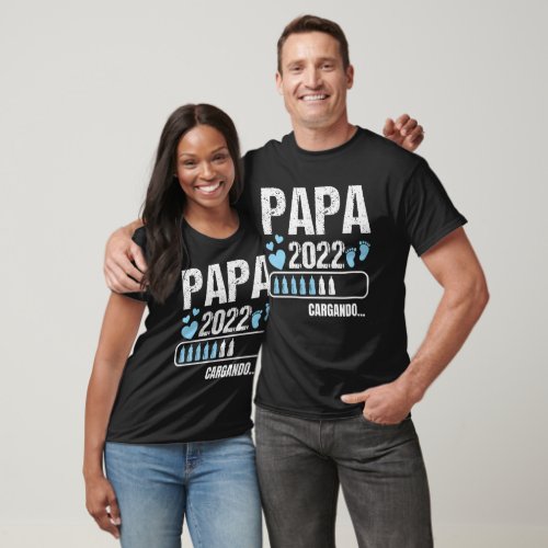 Hombre Futuro Papa 2022 Futuro Padre Festa Papa T_Shirt