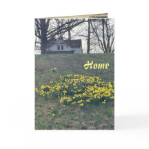 home, 5" x 7" Folded Greeting Card