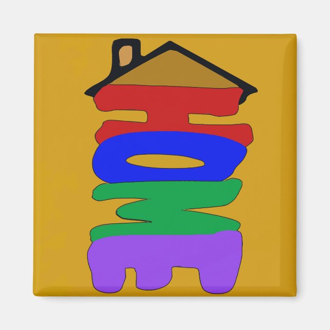 Home Abstract Magnet (Front)