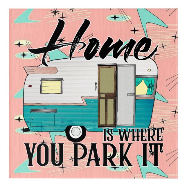 Home Acrylic Print (Front)