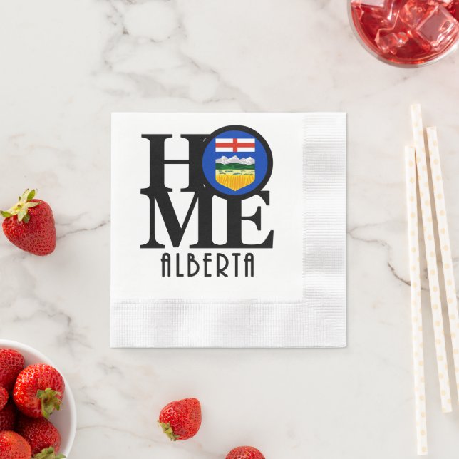 HOME Alberta Canada Napkins (Insitu)
