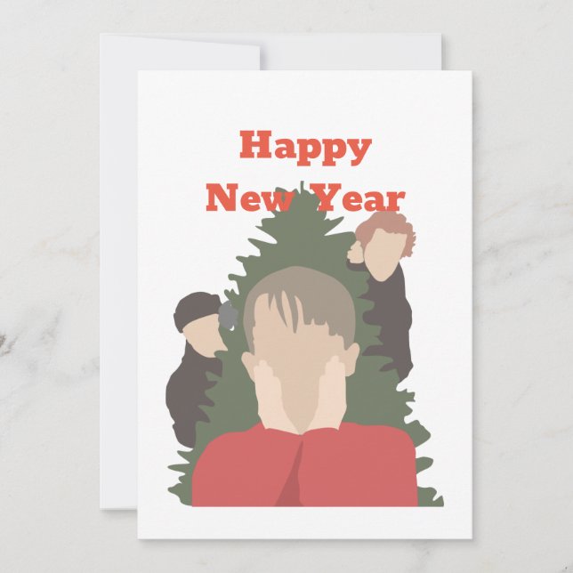 Home alone moder art thank you card (Front)