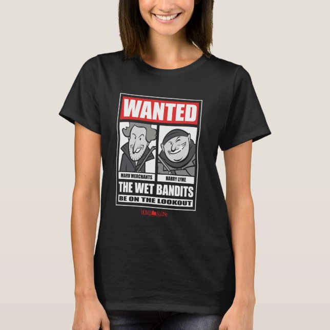 Home Alone - Wanted Wet Bandits T-Shirt (Front)