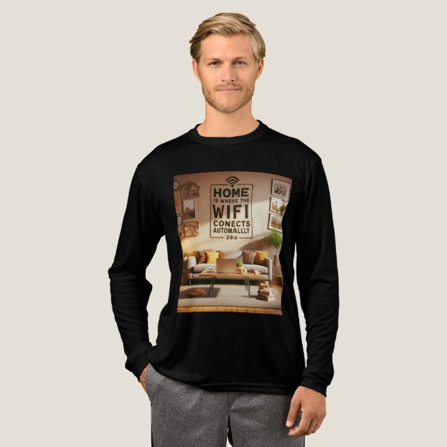 home and living Tri-Blend shirt (Full Front)
