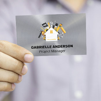 Home And Tools Business Card by lovely_businesscards at Zazzle