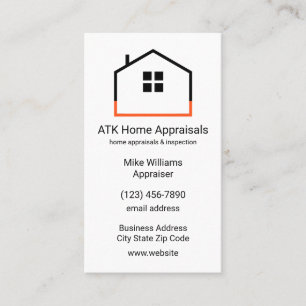 Home Appraiser And Inspections Business Card