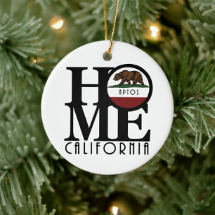 HOME Aptos California Ceramic Ornament
