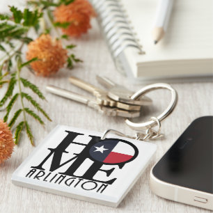 HOME Arlington TX Keychain