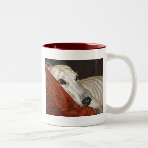 Home At Last Greyhound Rescue Dog Mug Cup