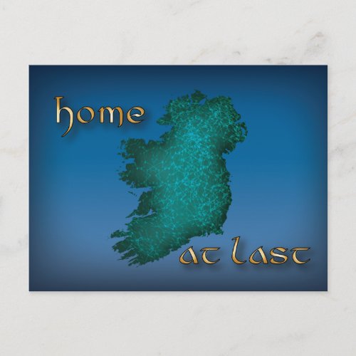 Home at Last Ireland Postcard